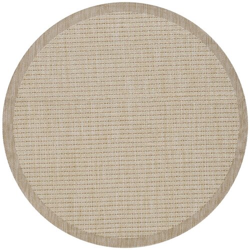 Ayyildiz Carpets Bež okrogla zunanja preproga &amp;oslash; 160 cm Giza &amp;ndash; Slike