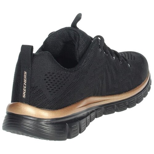 Skechers ženske Modne superge 12615 BKRG Mujer Negro Črna Slike