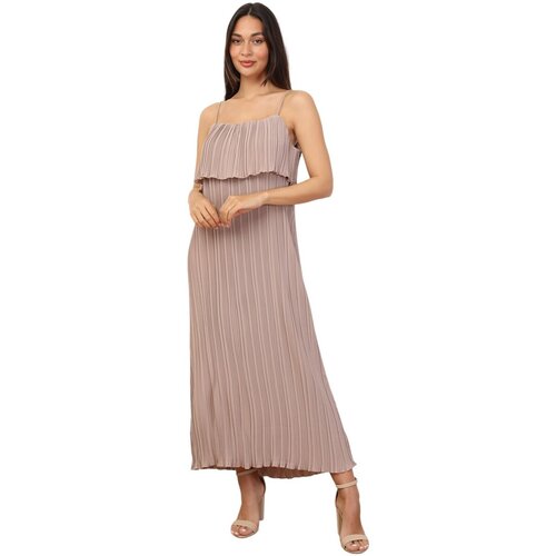 La Modeuse Dolge obleke 71288_P167477 Bež Cene