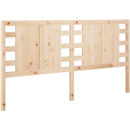 Maison Chic posteljno vzglavje - vzglavna omarica - nočna omarica 141x4x100 cm trdna borovina, (21705318) Cene