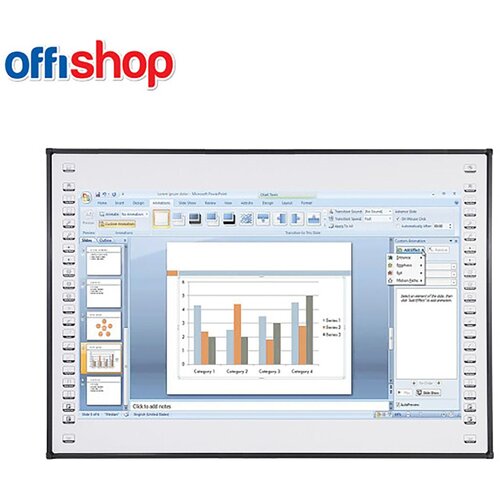 Offishop Interaktivna bela tabla 81 &nbsp;150 x 111cm OF498 Cene