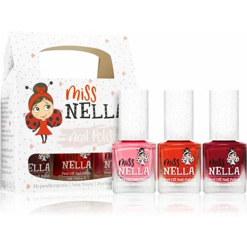Miss Nella Peel Off Nail Polish Set set lakova za nokte