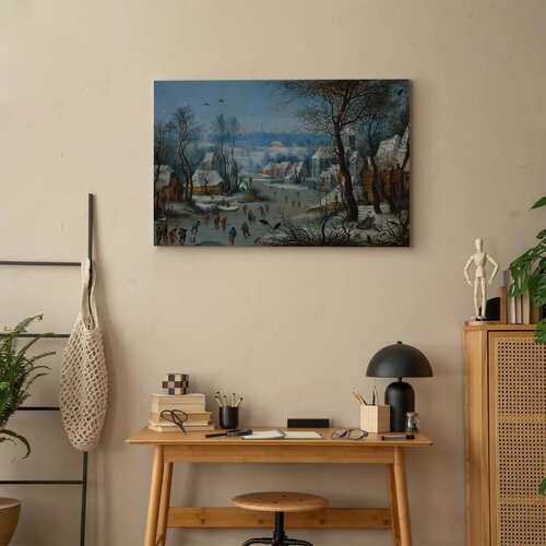  Slika - Pieter Brueghel the Younger &amp;ndash; Winter Landscape with a Bird Trap 30x20 Premium Print Slike