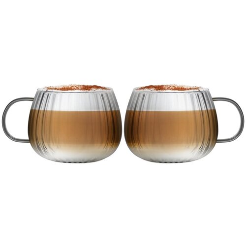 Vialli Design Skodelice v kompletu za kapučino 2 ks 350 ml Tulip &amp;ndash; Slike
