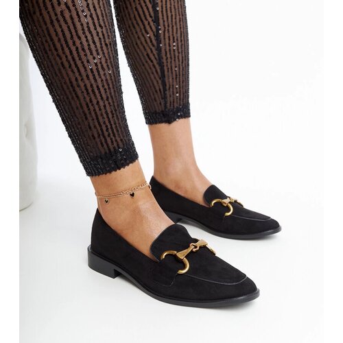 Gemre Black moccasins with a buckle Gibarti Cene