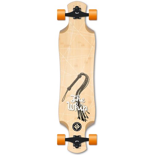 Flying Wheels Whip 39&amp;quot; Longboard Komplet white Slike