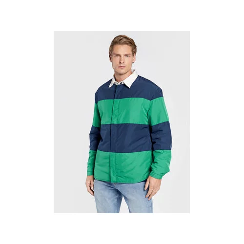 United Colors Of Benetton Prehodna jakna 2VEGUN011 Mornarsko modra Regular Fit