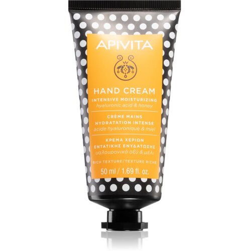 Apivita Hand Care Hyaluronic Acid &amp;amp; Honey vlažilna krema za roke z medom 50 ml Slike