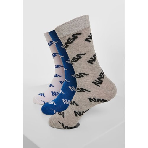MT Accessoires NASA 3-Pack Blue/Grey/White Full-Length Socks Slike