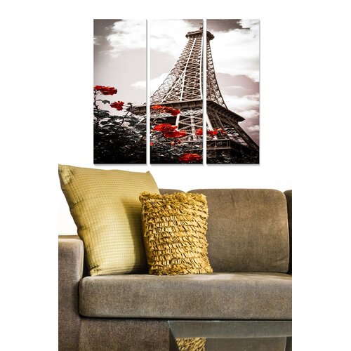 Wallity MDF148036274 Multicolor Decorative MDF Painting (3 Pieces) Cijene