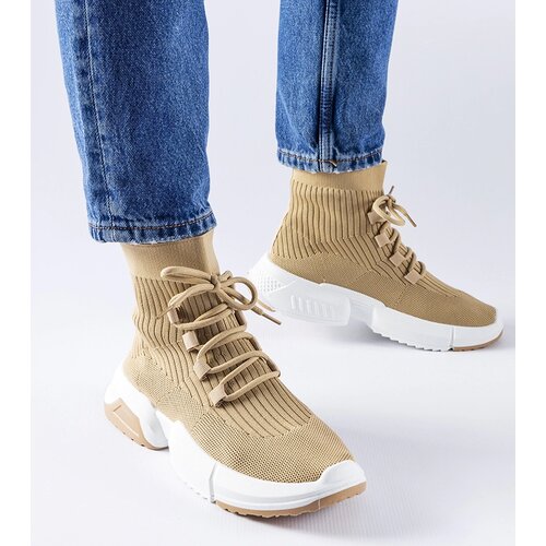 Gemre Dark beige high-top sneakers Sanschagrin Cijene
