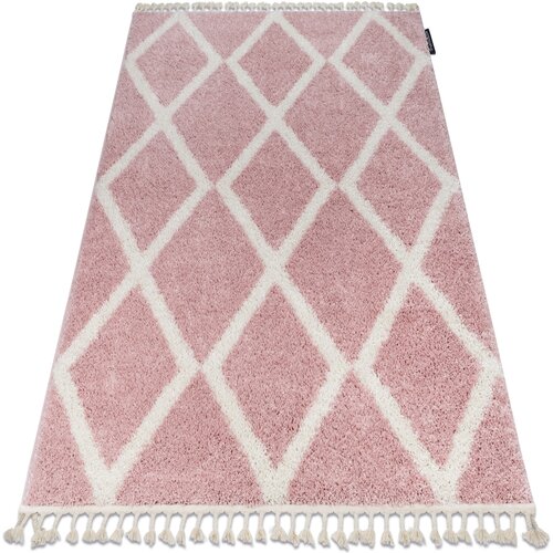 RugsX Preproge Preproga BERBER TROIK A0010 roza / bela 80x150 cm Rožnata Cene