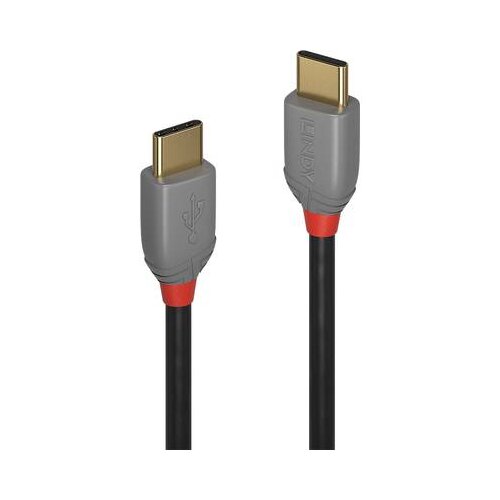 Lindy 36872 USB kabel 2 m USB 2.0 USB C Crno, Sivo Slike
