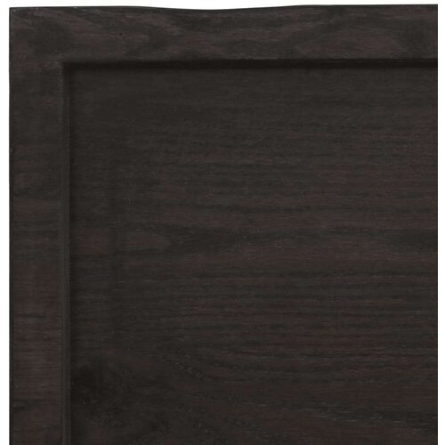  Kopalniški pult temno siv 200x60x4 cm obdelan trden les Cene