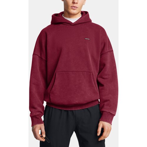Under Armour Men&amp;#039;s sweatshirt UA Icon HWT Flc Wash OS Hood-RED - Men&amp;#039;s Slike