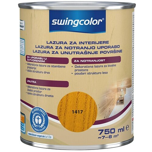 SWINGCOLOR Lazura za zaštitu drva (Hrast, 750 ml, Na bazi vode) Cijene