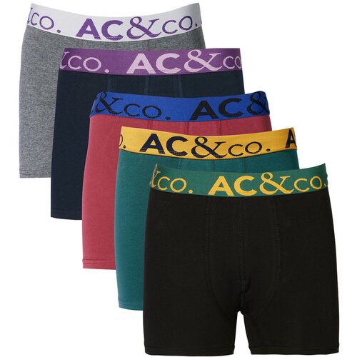 AC&Co / Altınyıldız Classics men's multicolored cotton stretchy seamless, 5-Pack boxer. Slike