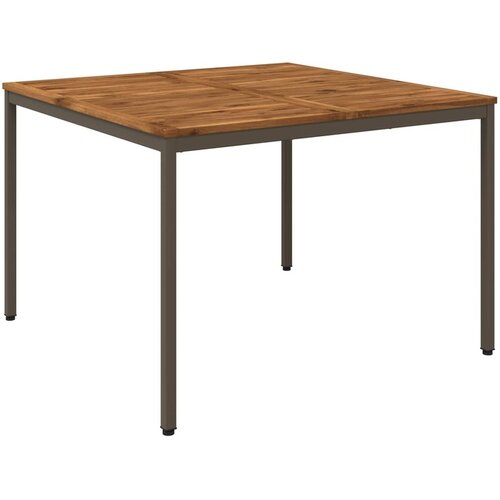 vidaXL Stol za večeru u vrtu Prirodna i kava 110 x 108 5 x 75 cm - Prirodno kava 110 x 108 5 x 75 cm Cene