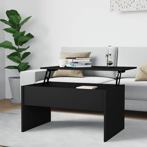  Stolić za kavu crni 80 x 50,5 x 41,5 cm od konstruiranog drva Cijene