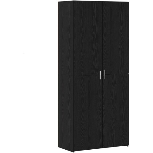  Highboard 2 pcs Crni hrast 80 x 42 x 185 cm Cijene