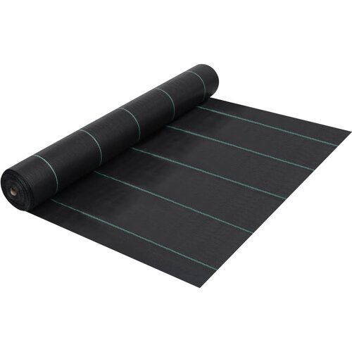 vidaXL Tkanina proti plevelu in koreninam mat črna 2x10 m PP Cene