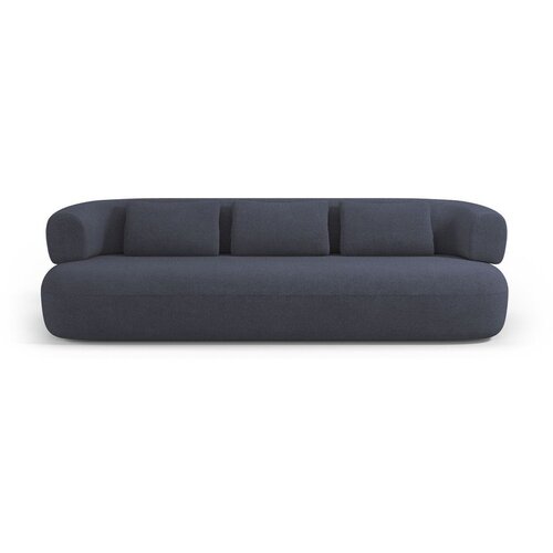 Micadoni Tamno plava sofa od boucl&amp;eacute; tkanine 200 cm Jenny &amp;ndash; Slike