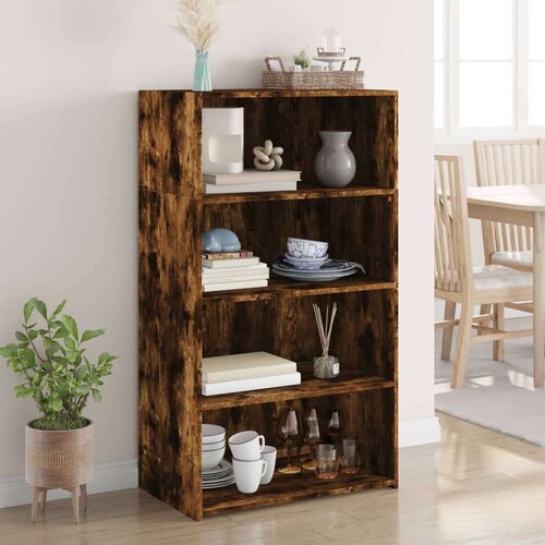  Visoka komoda boje hrasta 70 x 41 x 124 cm konstruirano drvo Cijene