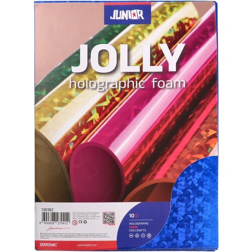 Junior Jolly Holographic Foam, hologramska pena, A4, 250g - odaberite boju Plava Cene