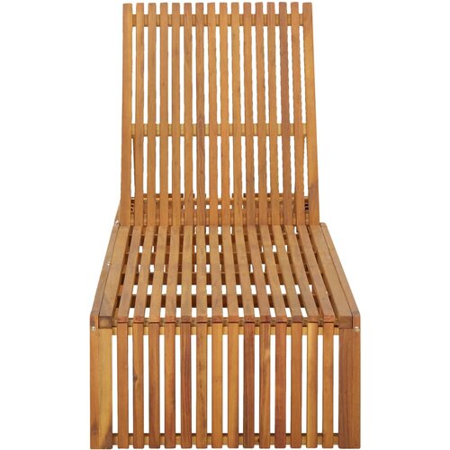 Maison Chic Ležalnik - Sončna ležalnik iz trdnega akacijevega lesa, (22042862) Cene