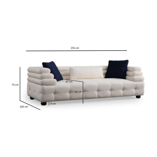 Atelier Del Sofa sofa trosed boston 3 white Slike