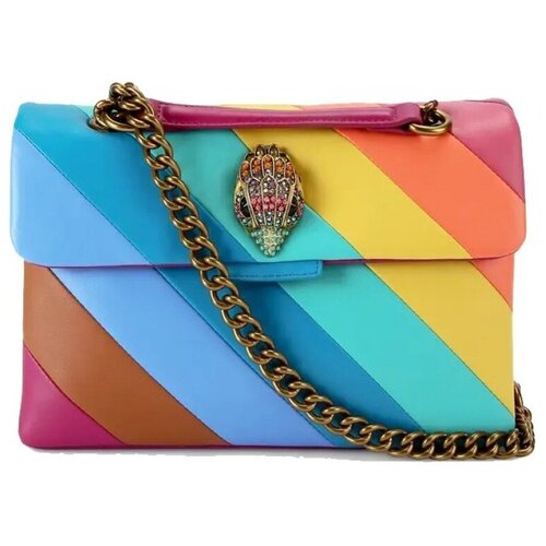 Kurt Geiger London Torbe LEATHER KENSINGTON BAG Večbarvna Slike