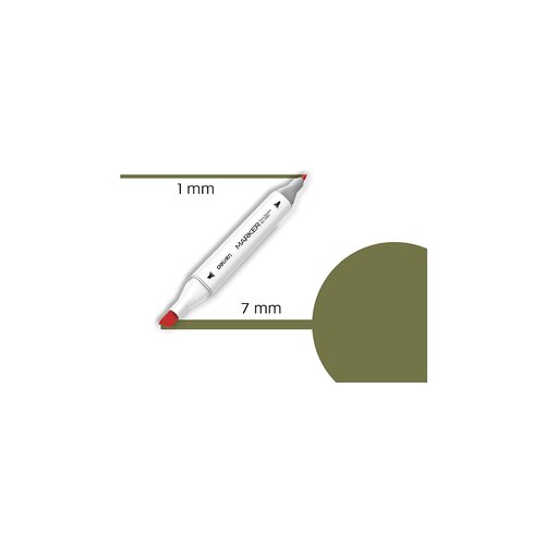 Deli marker sketch 42 maslinasto zelena 70801A-42 Slike