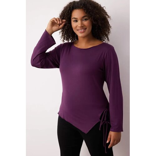 Trendyol Ženska bluza Tbbaw26Af00011, Ljubičasta Slike