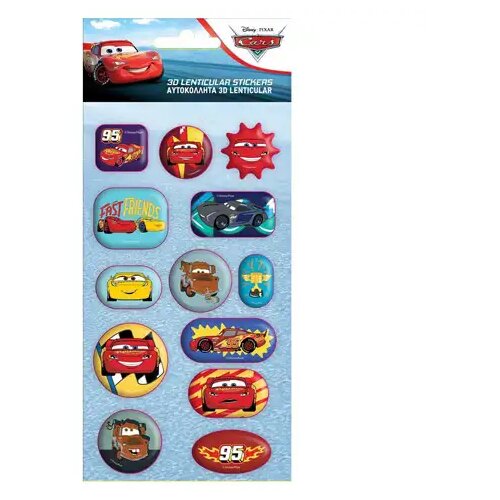 Luna 13-delni set 3D holografskih nalepk Disney: Avtomobili Cene