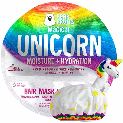 Bear fruits unicorn moisture hydration maska za kosu i kapa, 20ml Slike