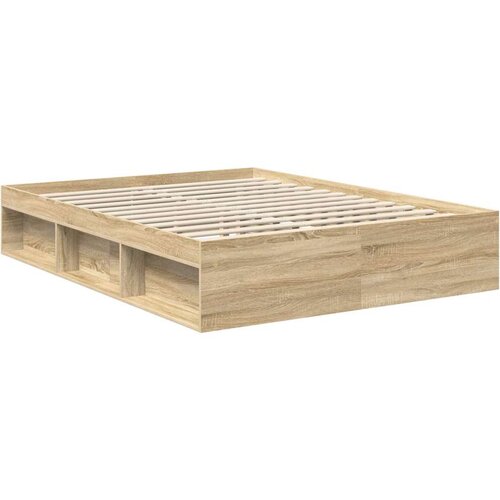  Okvir za krevet s uzglavljem Sonoma hrast 150 x 200 cm Slike