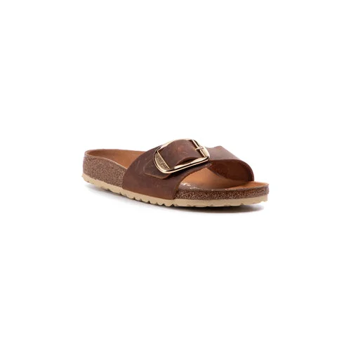 Birkenstock Natikači Madrid Big Buckle 1006525 Rjava