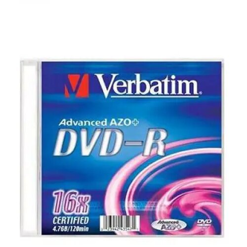 Verbatim DVD-R 16x kuitija slim Cene