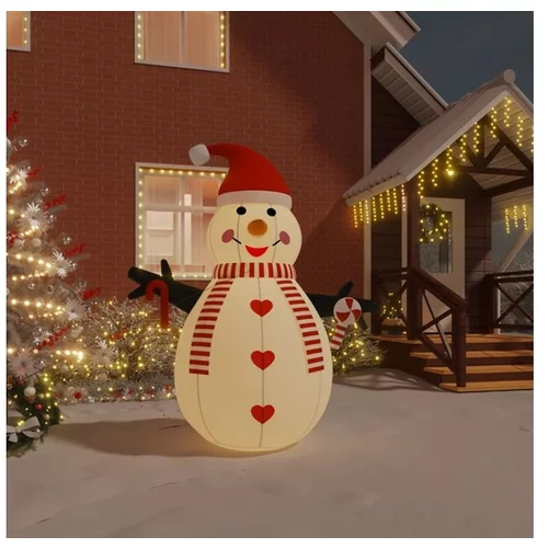  Napihljiv snežak z LED lučkami 250 cm