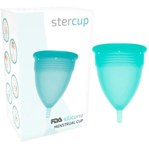 STERCUP menstrual cup size s aquamarina color fda silicone Cene