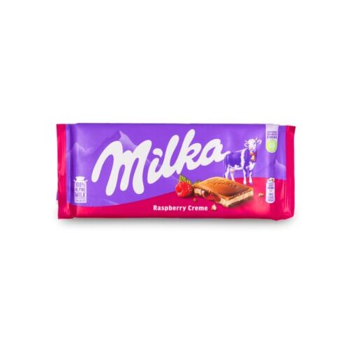 Milka raspberry 100g Slike