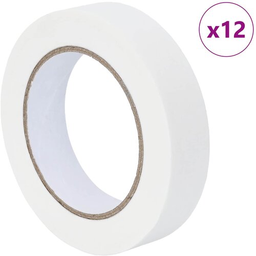  Trake za maskiranje slikara 12 pcs Bijelo 25mm x 50m Papir Slike