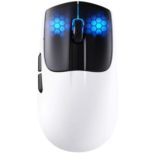  bežični gaming mi&amp;scaron; X5 trimode/superlight/longbattery/rgb click/ergonomic/white-black Slike