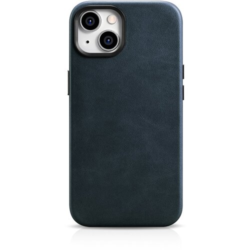 ICARER Magnetna usnjena torbica za iPhone 14 z usnjeno torbico MagSafe Oil Wax Premium Leather Case mornarsko modra, (21522260) Cene