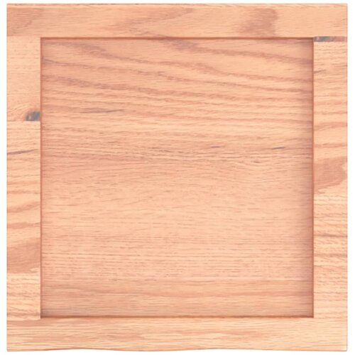  Kupaonska radna ploča svjetlosmeđa 40x40x(2-4) cm masivno drvo Slike