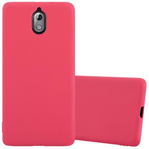 Cadorabo Ohi&scaron;je, združljiv z Nokia v Candy Red - Za&scaron;čitni pokrov iz fleksibilnega silikona TPU, (20576953) Cene