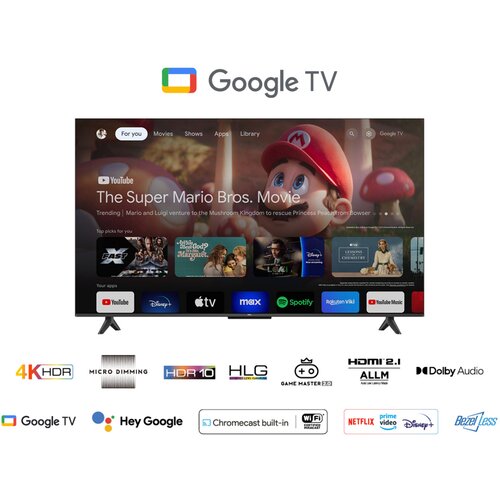Tcl televizor 85V6B/LED/85&amp;quot;/4K HDR/60Hz/Google TV/crna Slike
