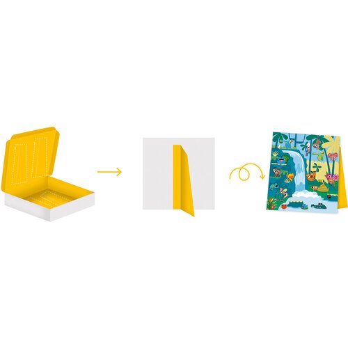 Janod kreativni set za ustvarjanje z nalepkami Slike