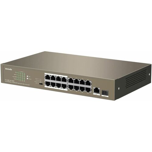 Tenda Stikalo 100M 48cm 18xRJ45 16x PoE 1x SFP 1x Giga uplink 29,4 cm TEF1118P-16-150W Cene