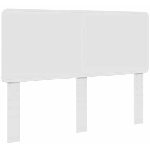 vidaXL Vzglavje z vzglavjem Bela 140 cm Konstruiran les, (5000109931) Cene